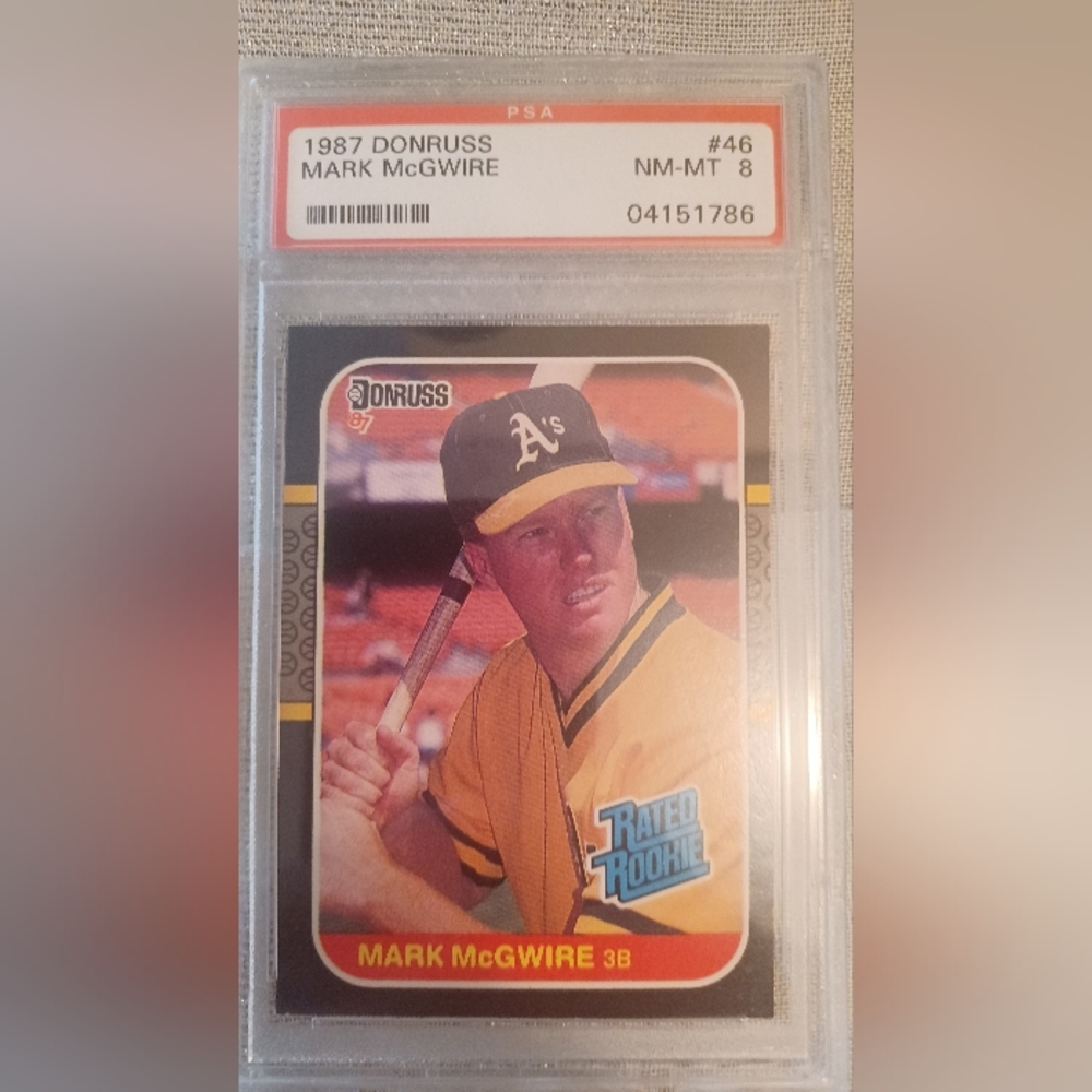1987 Donruss Mark McGwire Baseball Card